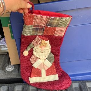 Santa Face Stocking
